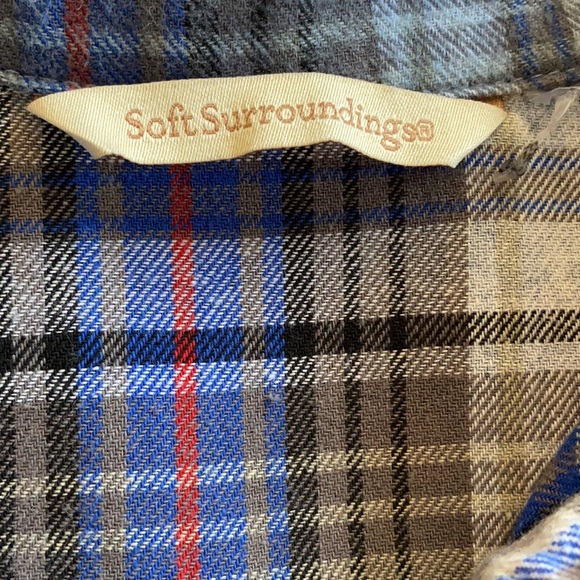 soft surroundings Petites Kingsley Top shirt XS/S - Picture 8 of 9